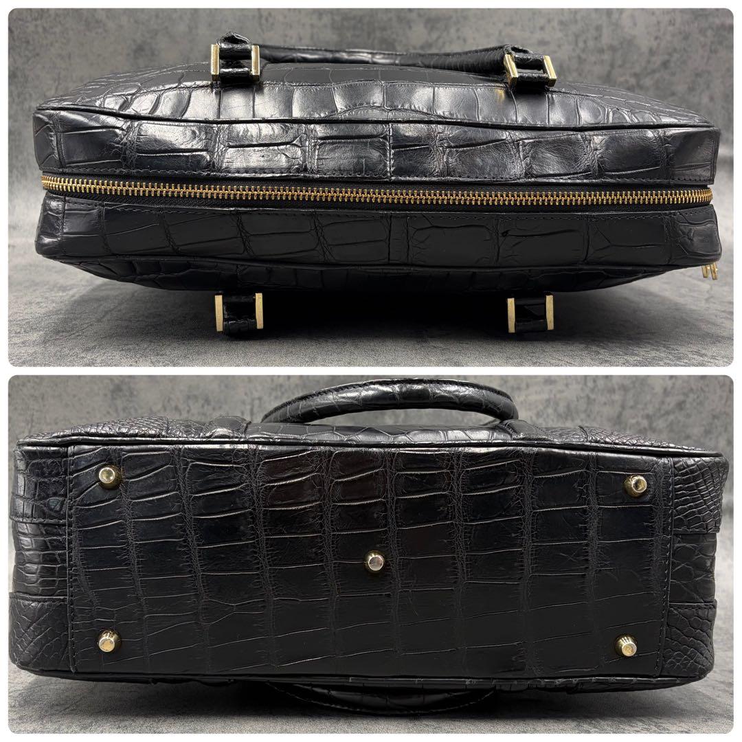 JRA 2way ファルチ クロコダイル ビジネスバッグ 斜め掛け A4 メンズ