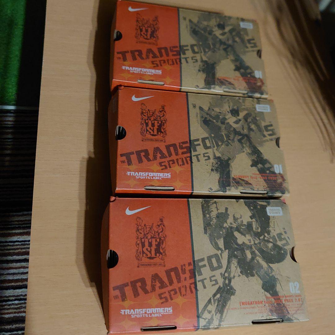 ナイキフリー 7.0 トランスフォーマー フィギュア　3点セット