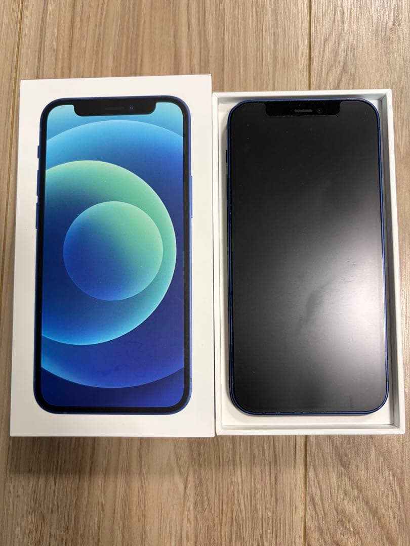 【美品】iPhone 12 mini 64GB 本体 ブルー