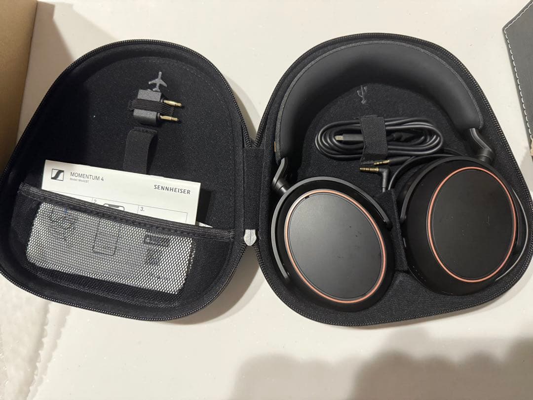 美品 Sennheiser Momentum 4 SPブラック ヘッドホン