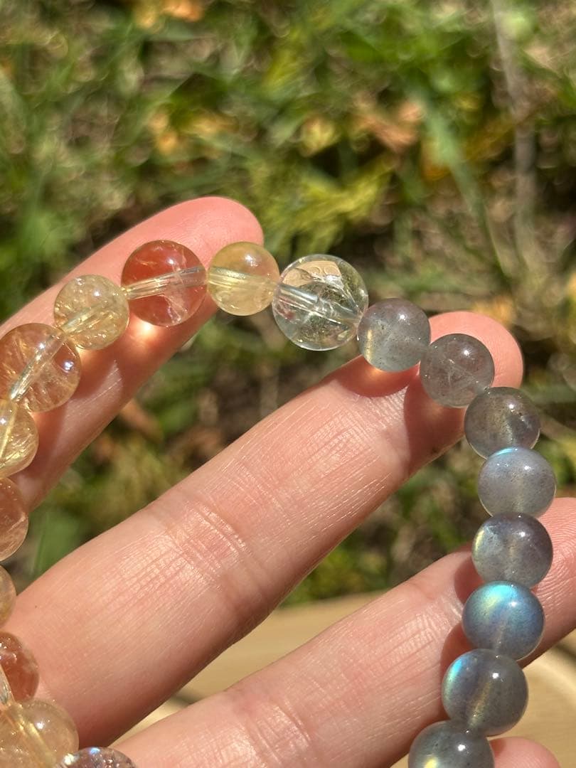 ユニドロブレスレット　イエロー系