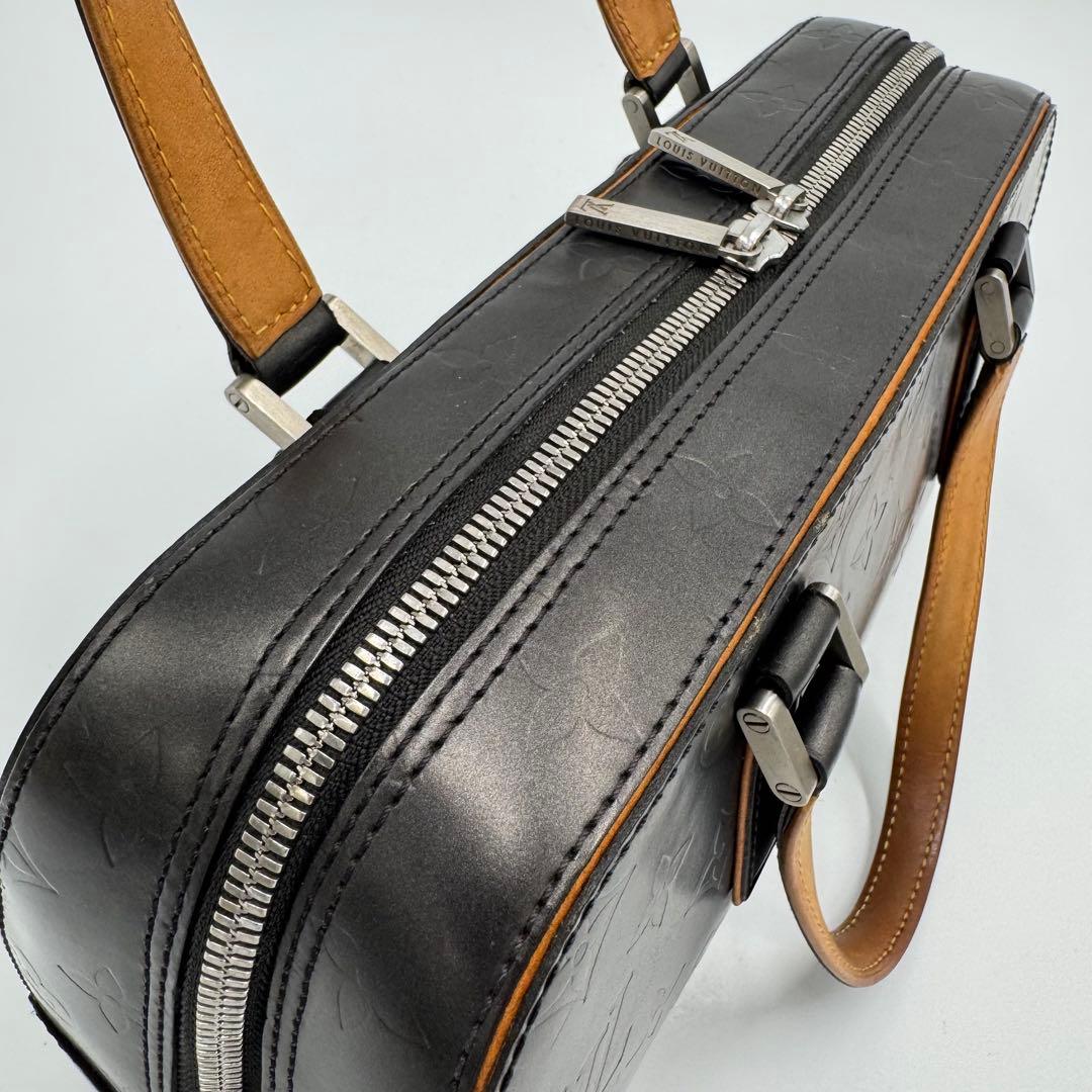 ルイヴィトン モノグラム マット シェルトン ハンドバッグ ノワール