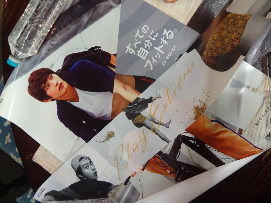 杉野遥亮 　GUNZE BODY WILD　非売品ポスター2枚セット