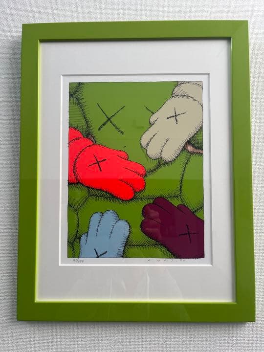 【特別セール】カウズ 「URGE (lime green)」 KAWS