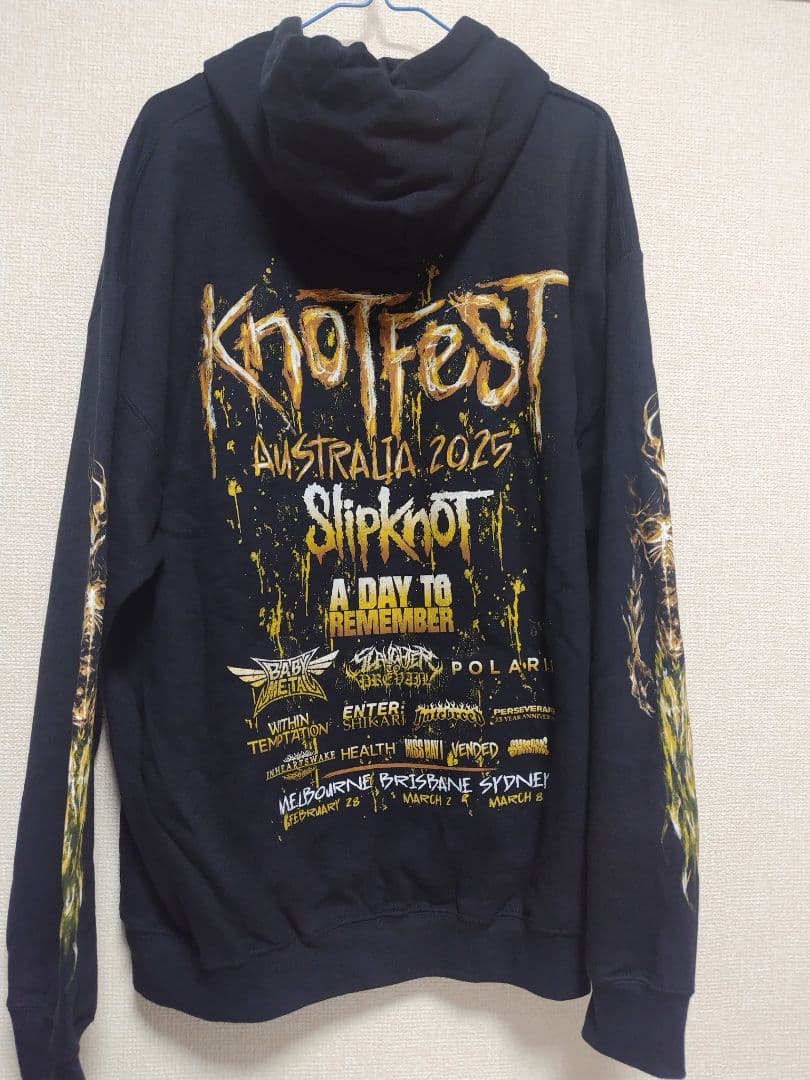 Knotfest Australia 2025 Slipknot パーカー