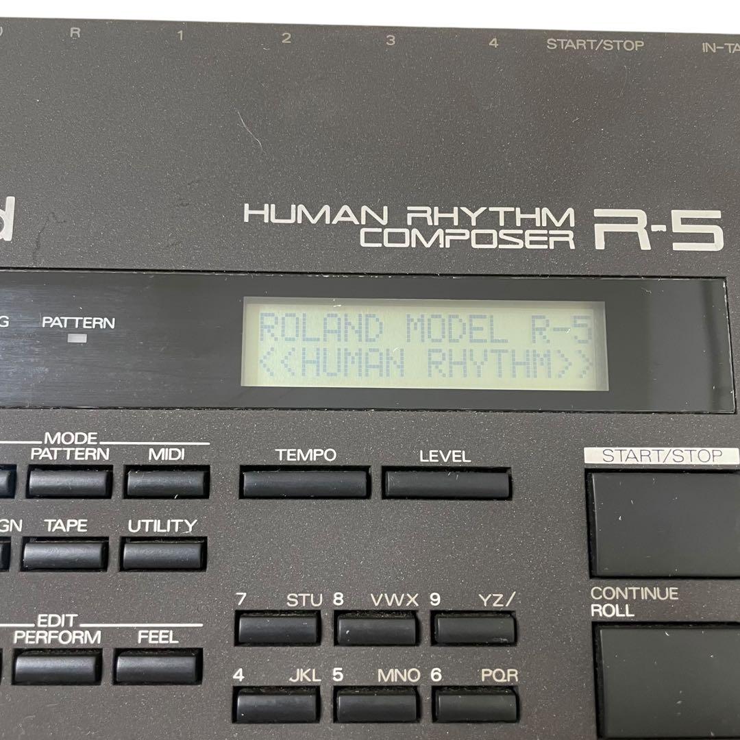 希少 ローランド リズムマシーンR-5 ヒューマンリズムコンポーザー アダプター