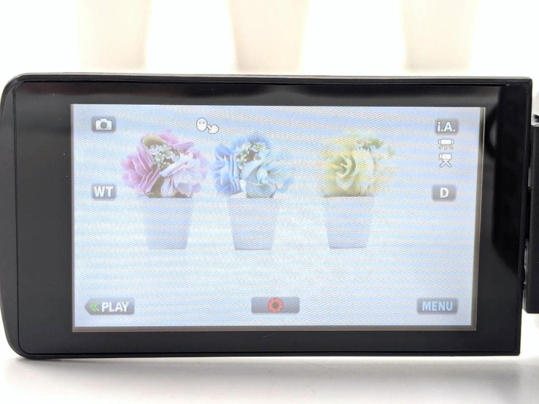 フルハイビジョン画質対応！ JVC Everio ビデオカメラ GZ-HM177