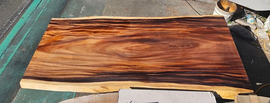 モンキーポッド　一枚板　最高級　ダイニング　テーブル　リビング　ウォールナット