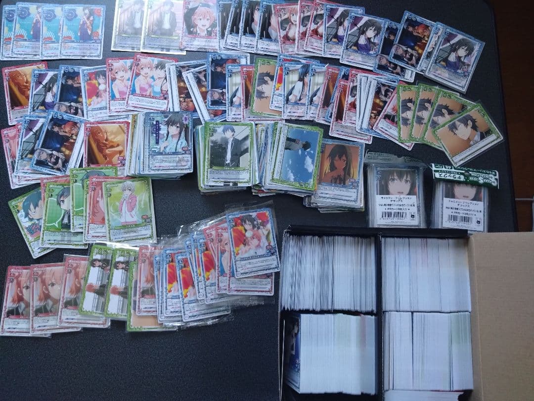 プレシャスメモリーズ　俺ガイル　引退整理品　フルホイルデッキ＋他パーツ＆SR大量