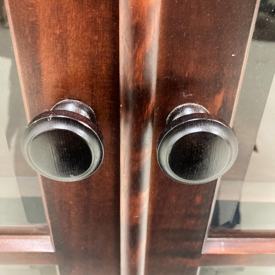 和光　北海道　民芸　キャビネット　サイドボード　椛材　カバ