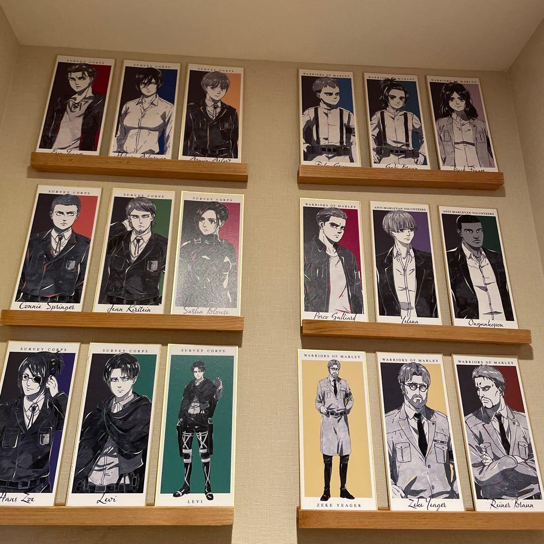 進撃の巨人 色紙