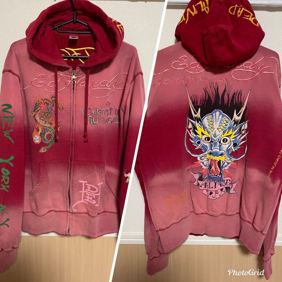 Ed hardy エド ハーディー 00s パーカー フーディー