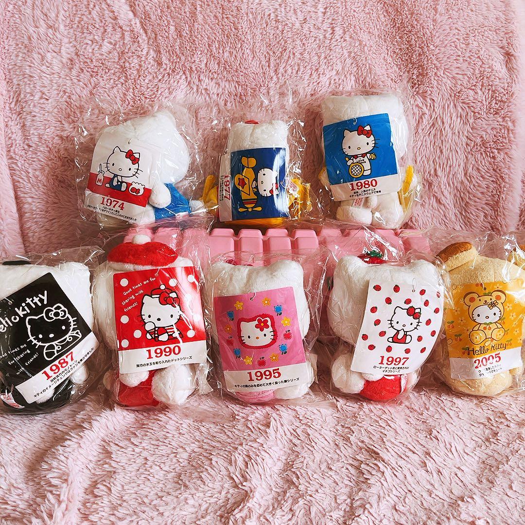 希少レア　ハローキティ ナツカシキティ　ぬいぐるみセット　サンリオ　2009年製