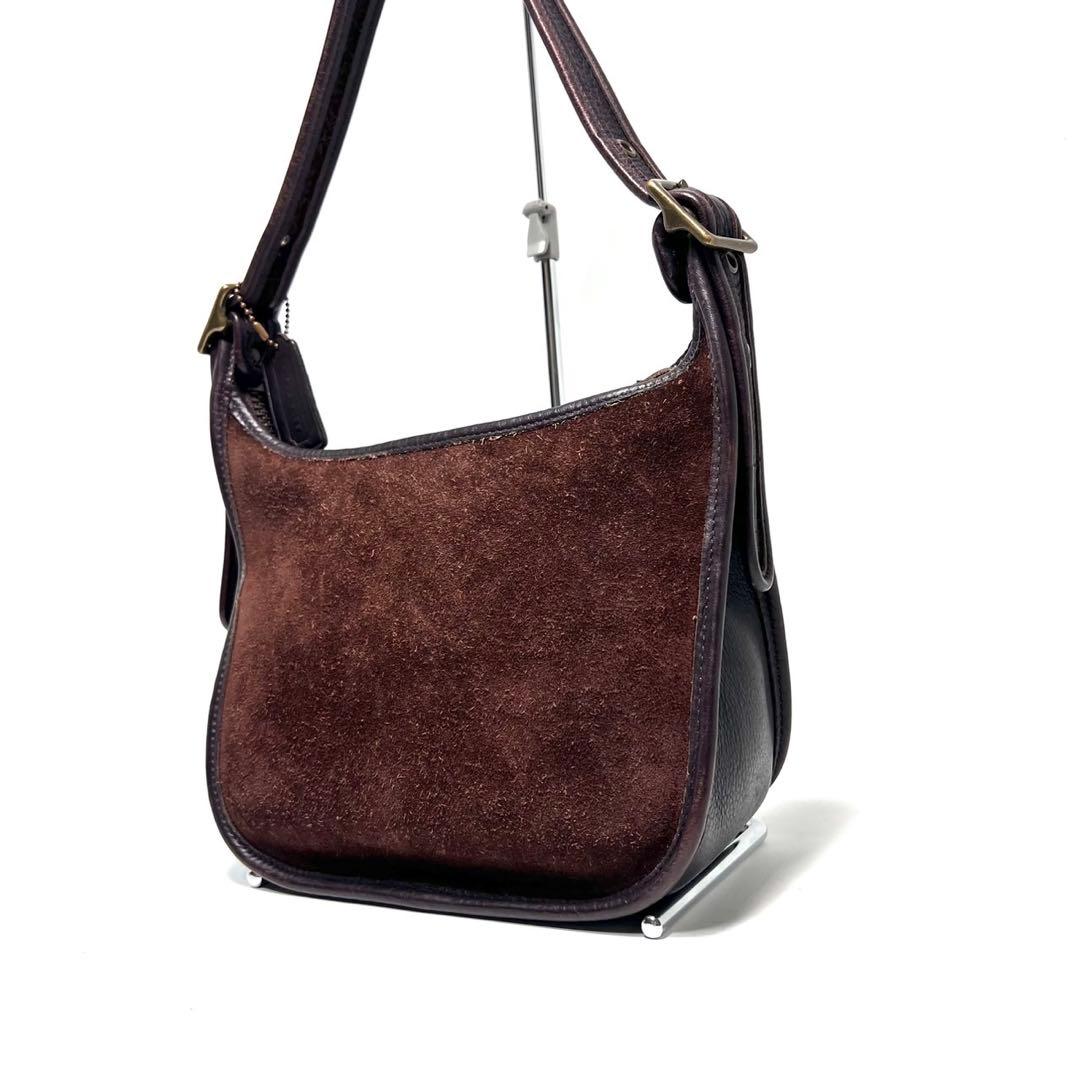 【良品】OLD COACH USA製/オールドコーチ/レザー/ショルダーバッグ