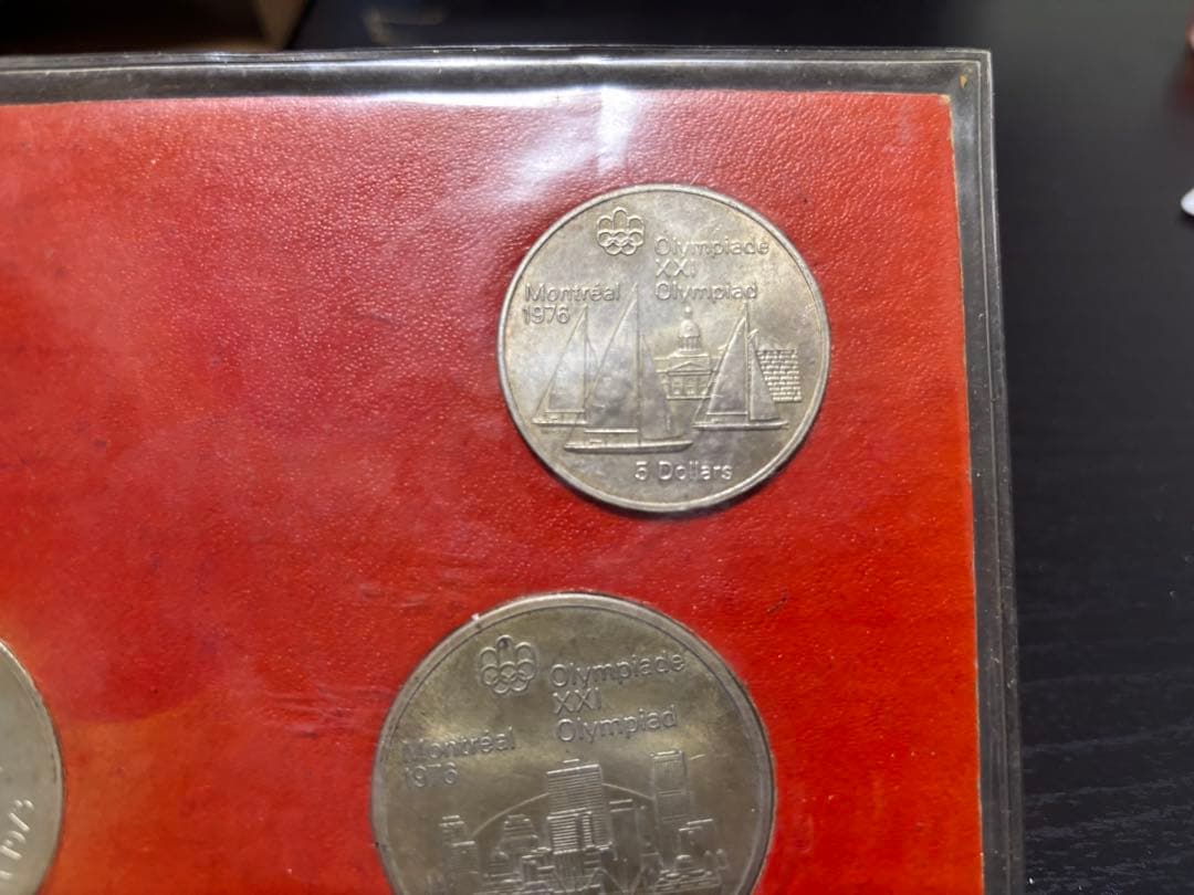 1976年　カナダオリンピック　記念銀貨