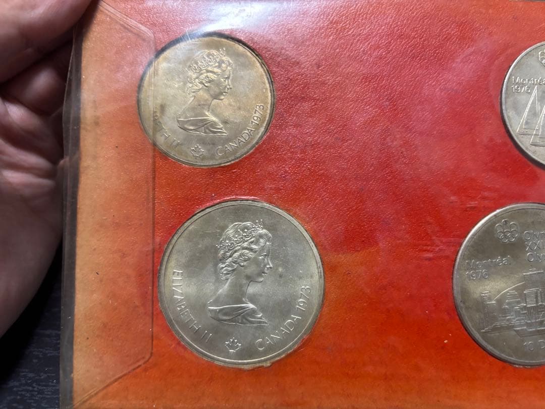 1976年　カナダオリンピック　記念銀貨
