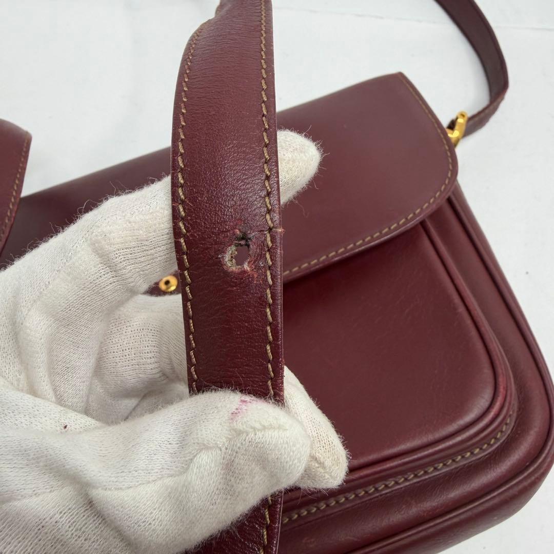 【良品✨️】Cartier カルティエ ショルダーバッグ マストライン フラップ