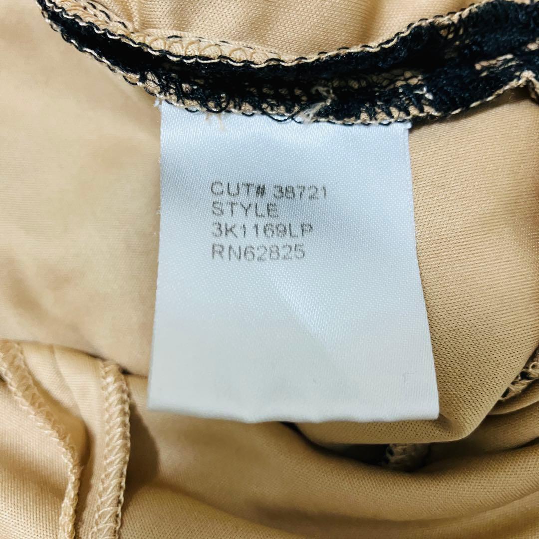 美品♡ タダシショージ レースワンピース ドレス 花柄 刺繍 ブラック　ベージュ