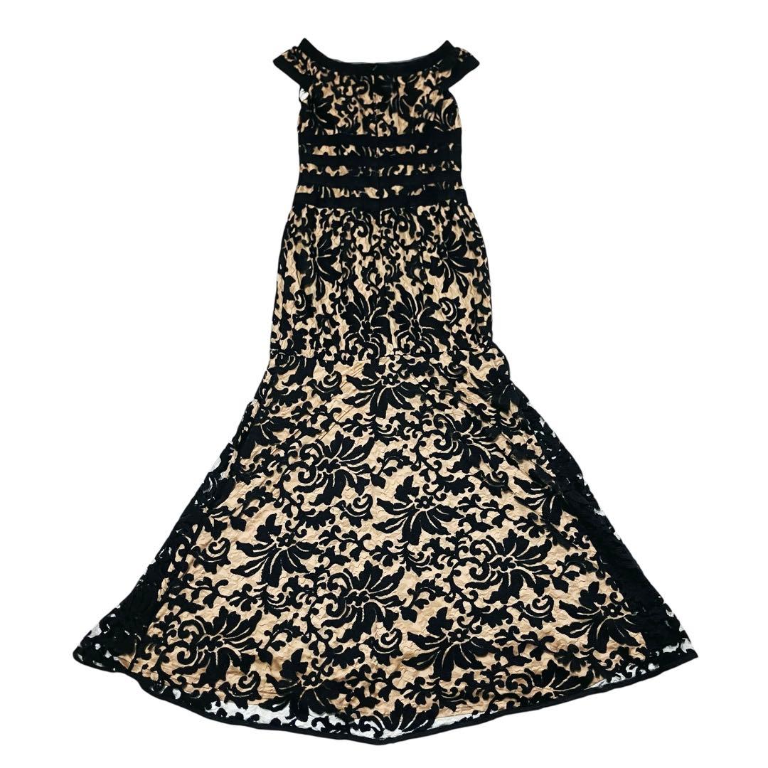 美品♡ タダシショージ レースワンピース ドレス 花柄 刺繍 ブラック　ベージュ