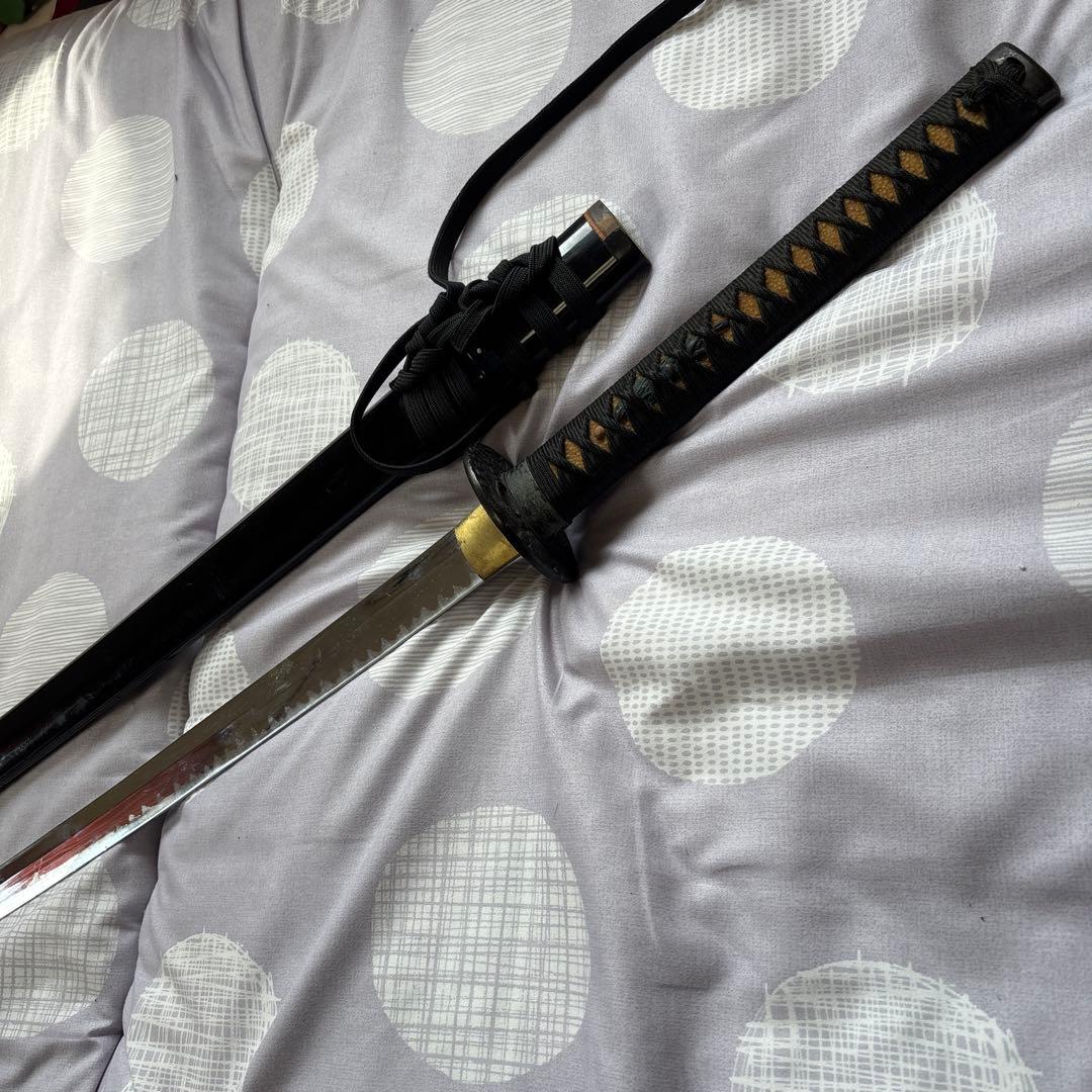 レ*ン様 日本刀 黒　模造刀　大　コスプレ