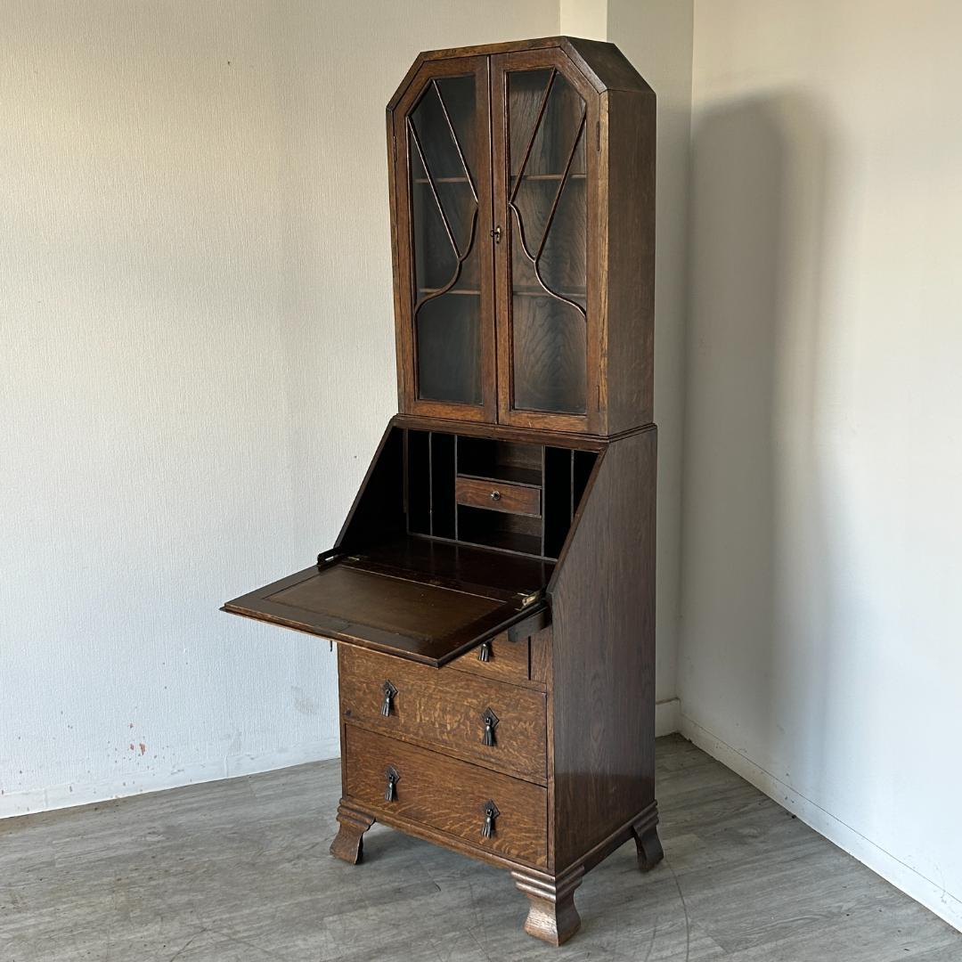 イギリス アンティーク家具 ビューローブックケース 1930年頃 826A
