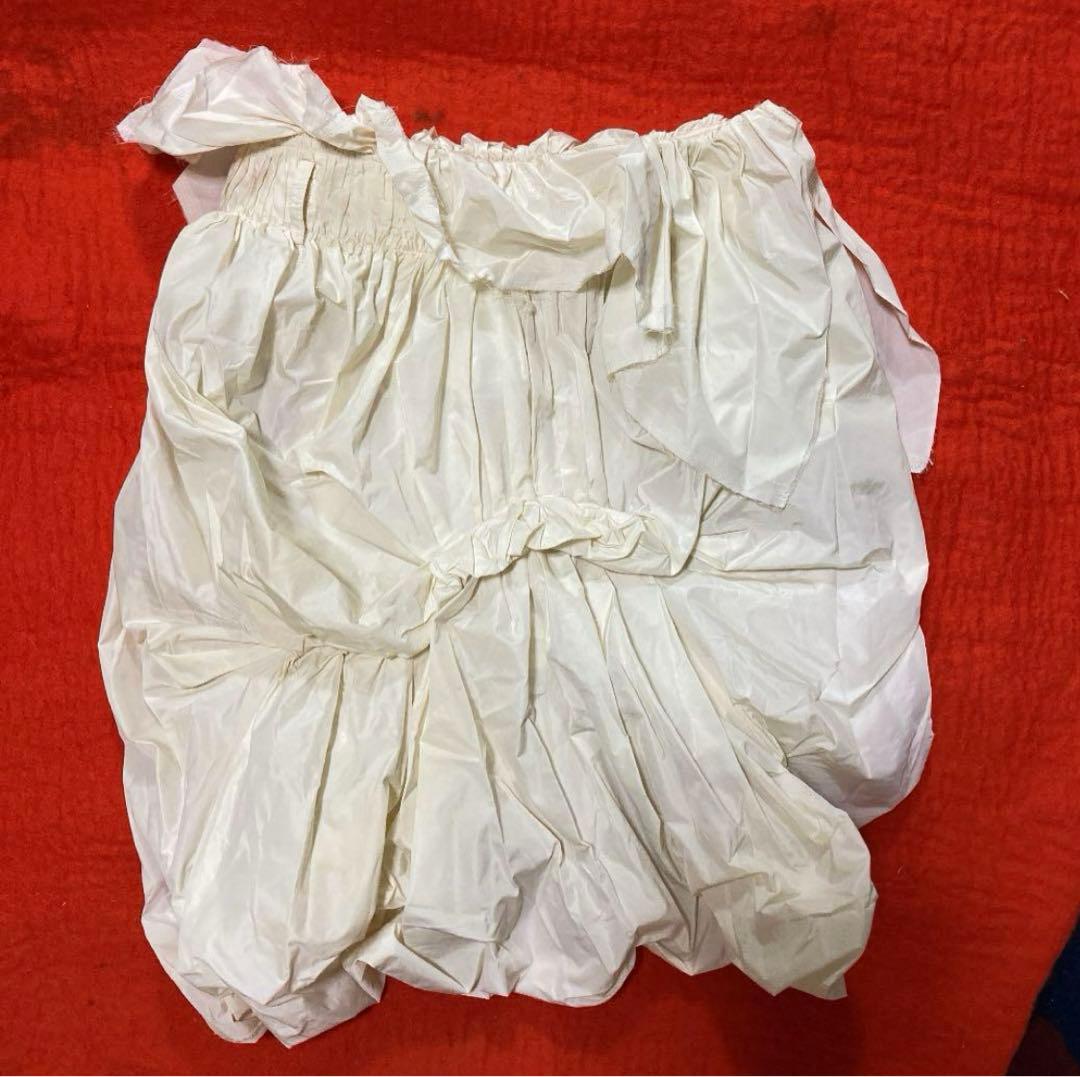 希少　ギャザー　コムデギャルソン　パンツ