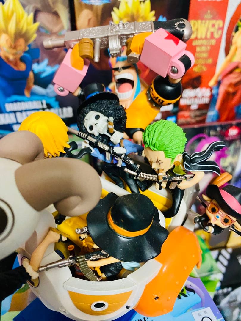 ワンピース　ワーコレ　ミニメリー号ATTACK　コンプリートセット WCF