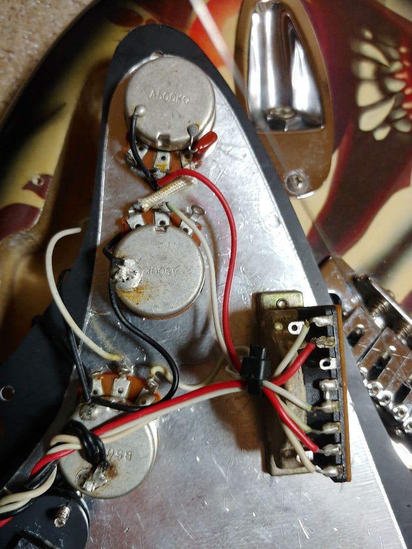 IMP Imperial エレキギター ピエロデザイン　ストラトキャスタータイプ