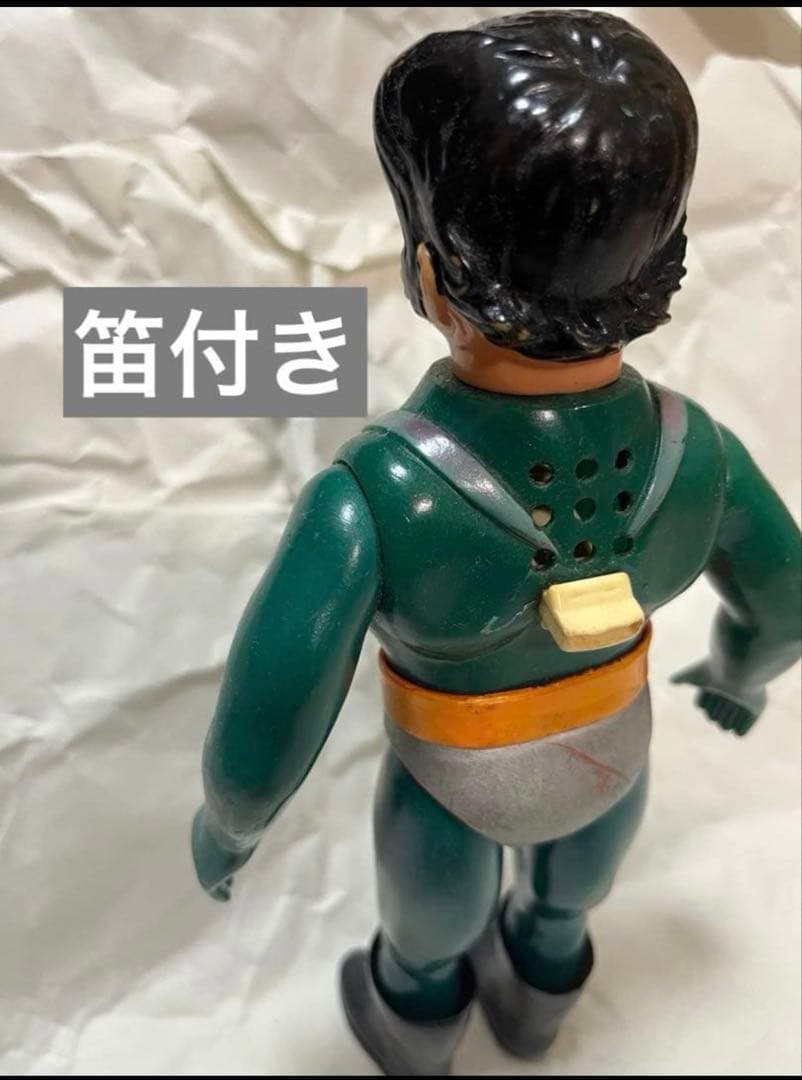 レア　希少！！　旧バンダイ デビルマン 笛付き ソフビ BANDAI 昭和レトロ