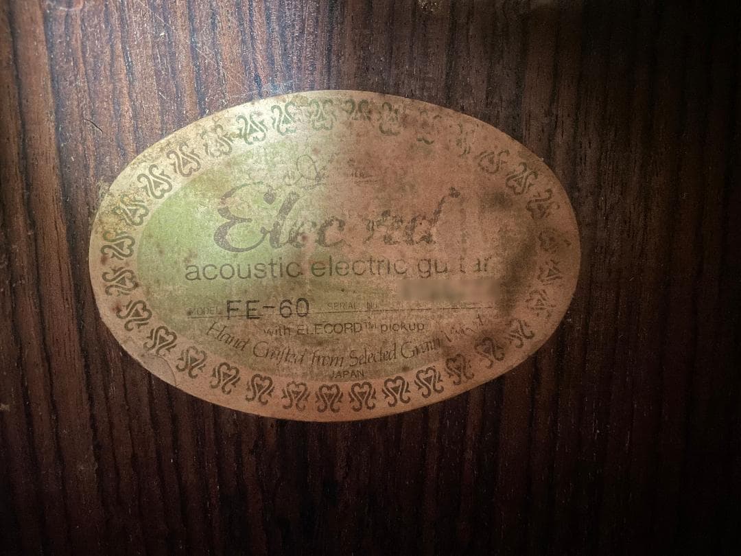 Aria Elecord FE-60 エレアコ