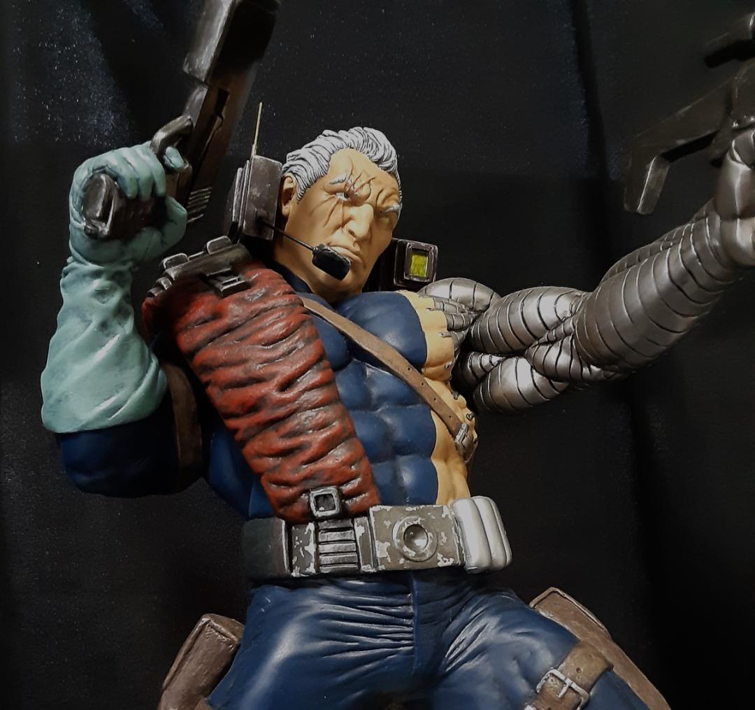 プロ制作　ホライゾン製　X-men　ケーブル　ガレージキット完成品　ソフビ