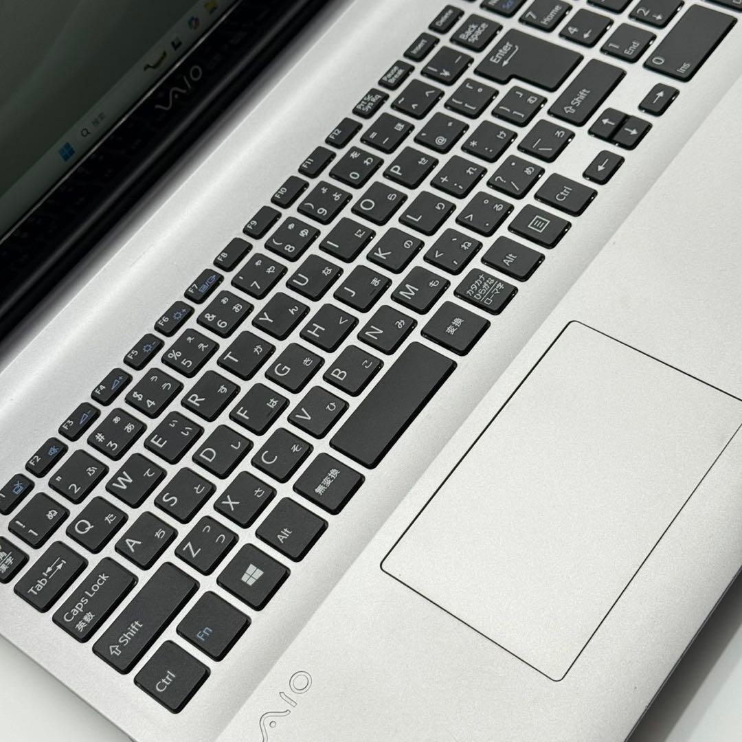 VAIOノートパソコン i7 新品SSD HDD500 高速起動 Blu-ray