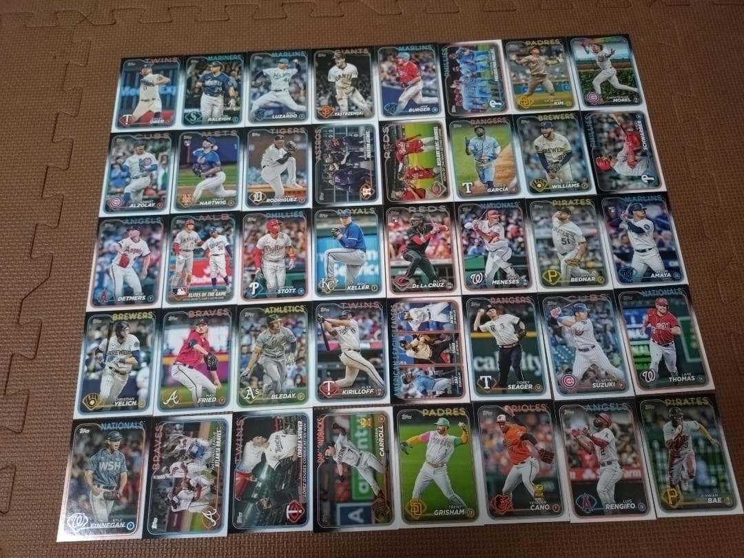 topps MLB 2024series1の350枚セット
