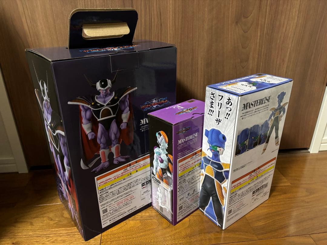 一番くじ　ドラゴンボール　コルド大王、メカフリーザ、キュイ　3体セット
