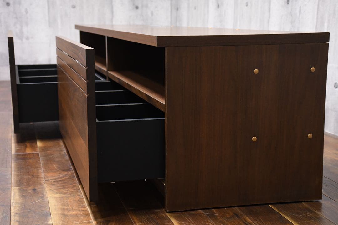 EKK36 岡家具 スカラ テレビボード ウォールナット無垢材 ローボード