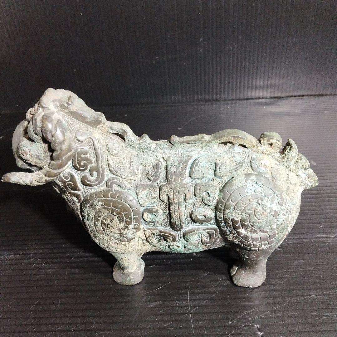 古代中国の青銅製？　大羊置物？