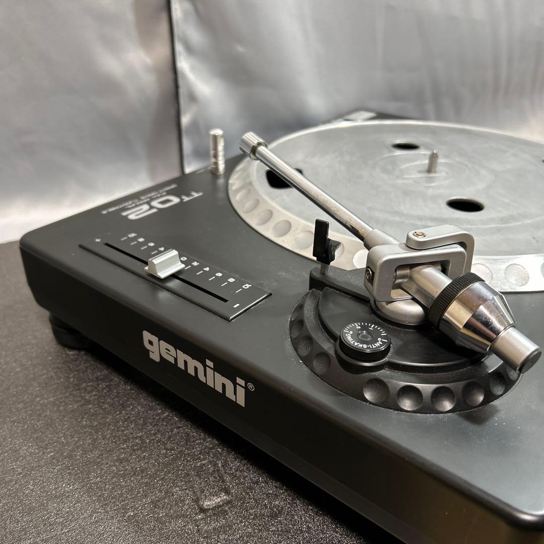 動作品 Gemini TT02 ターンテーブル DJ 音楽 ストレートアーム