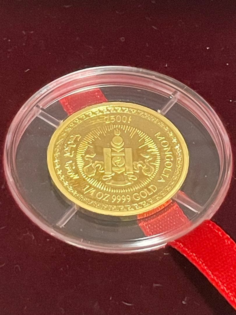 1998年発行 2500トゥグリクス 金貨