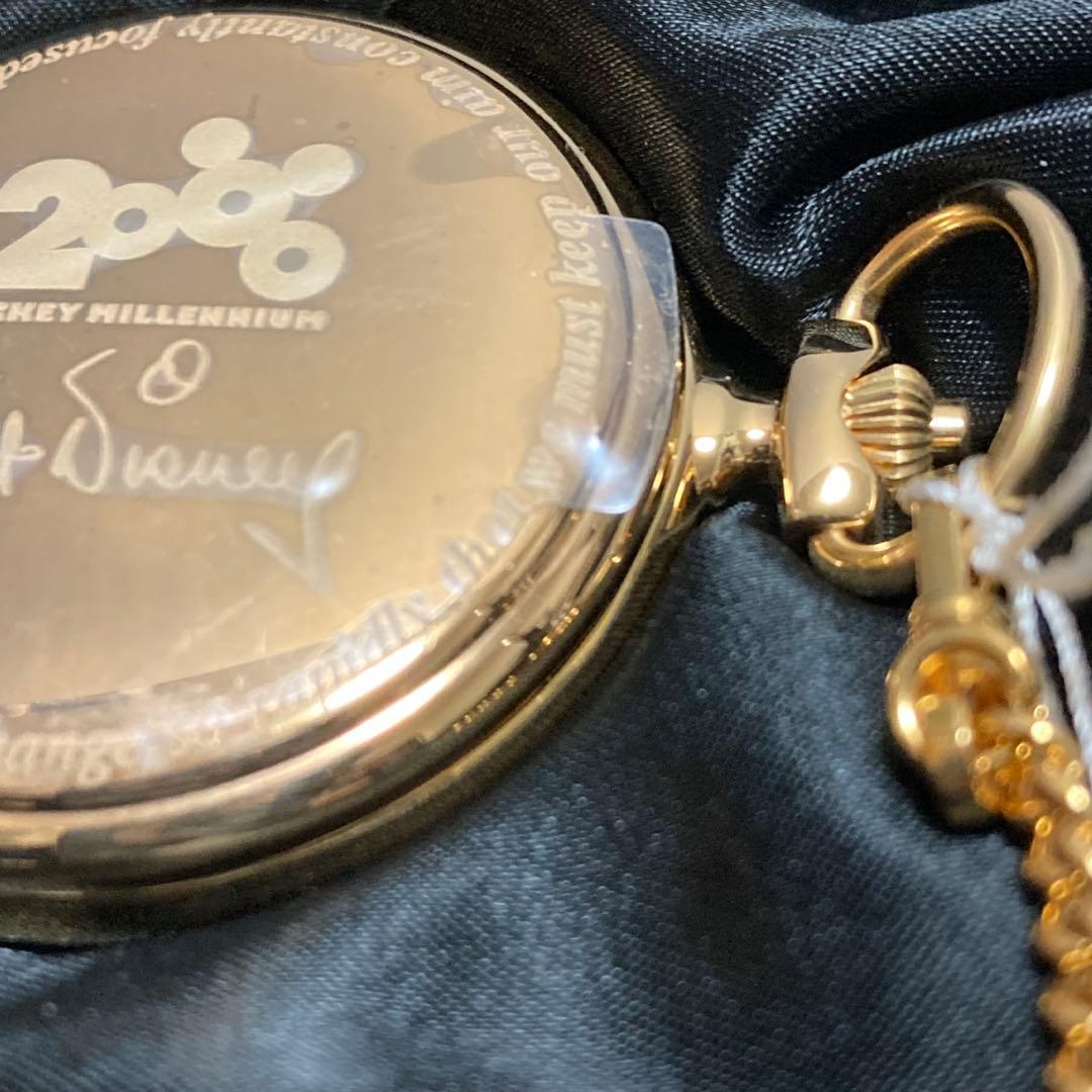 【超激レア】東京ディズニーランド2000年ミレニアム記念2000個限定懐中時計