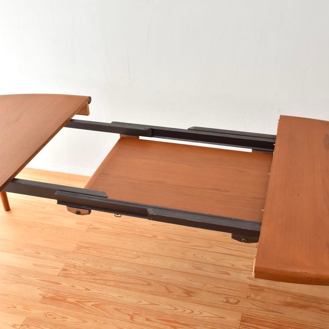 デンマーク Gudme チーク 北欧ヴィンテージ オーバルエクステンション