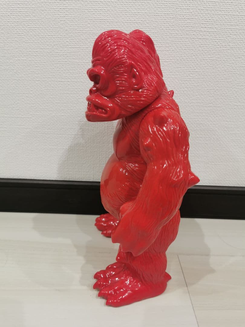 ソフビ Sofubi HxS キングゴリラ獣 RED 30CM