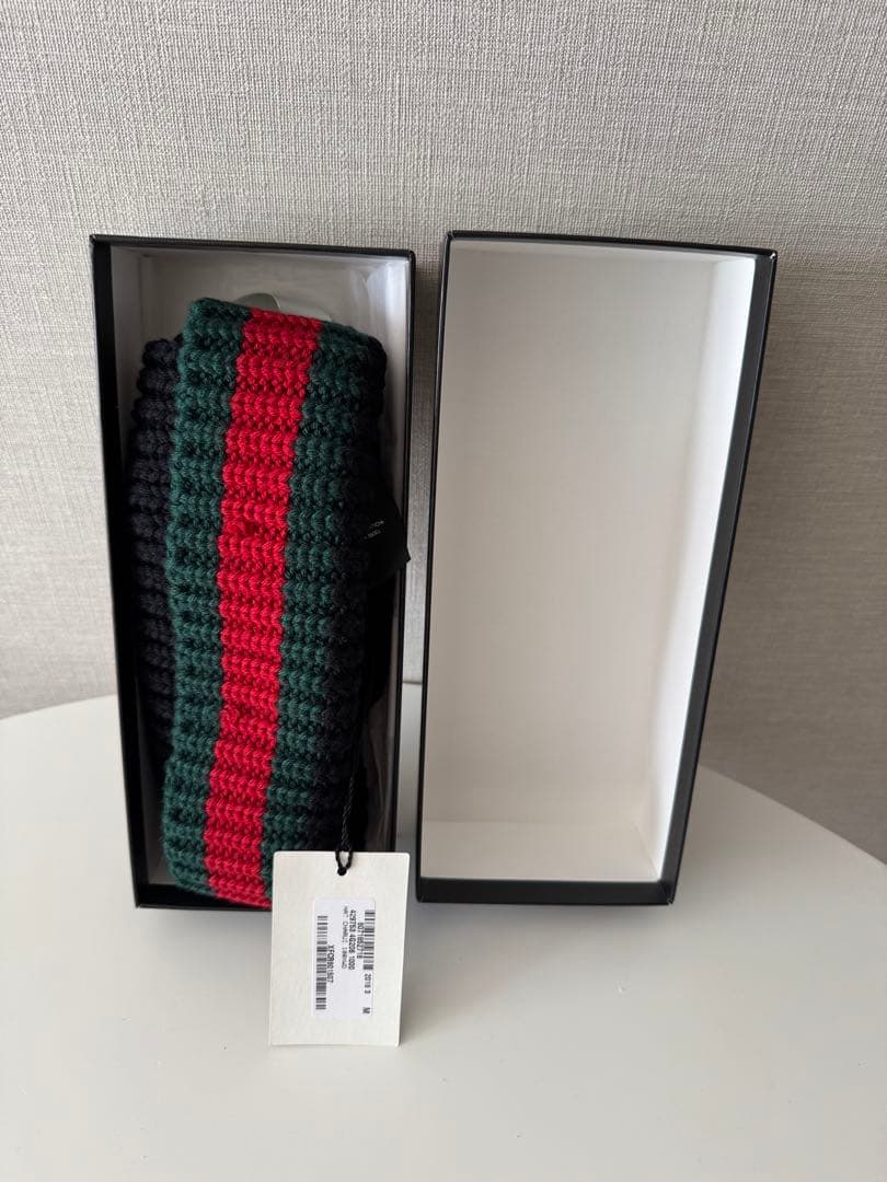 グッチ GUCCI ウールニット帽キャップ男女兼用M