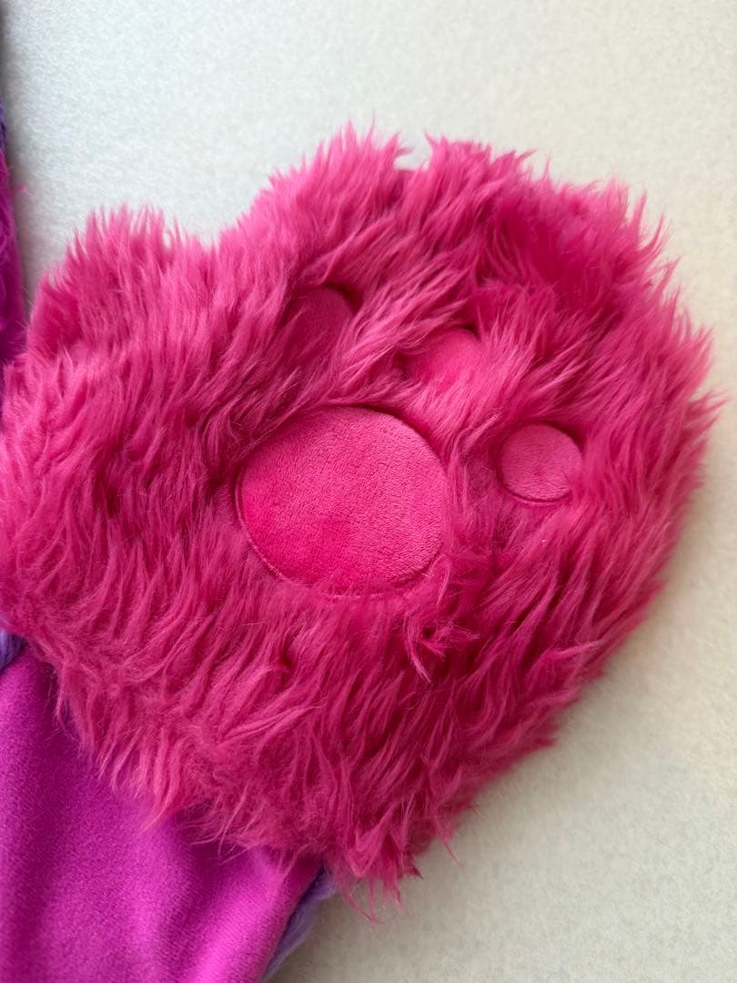 チェシャ猫　マフラーファンキャップ　ディズニー