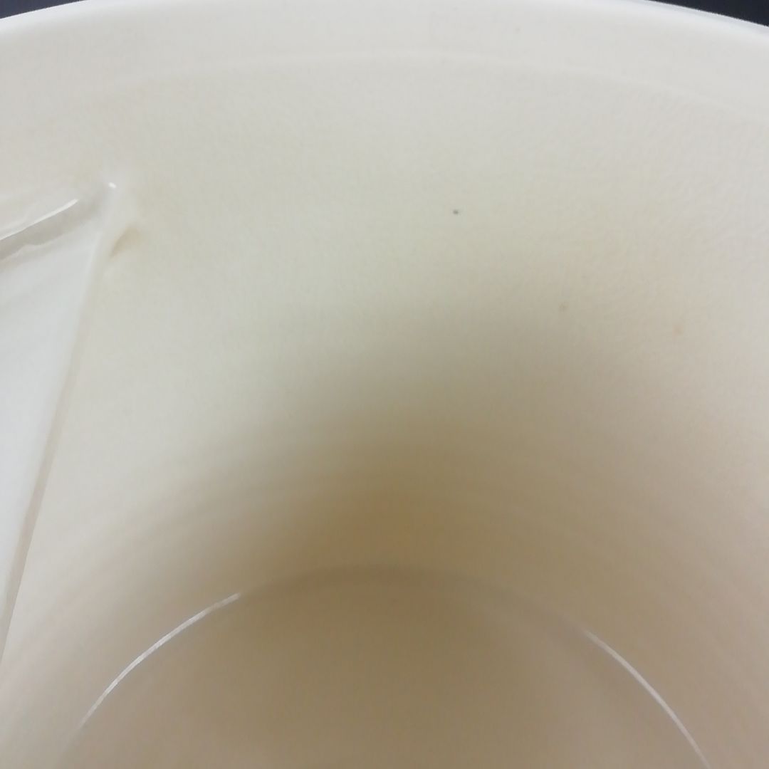 Ｔ７３８　水次　『色絵　銀杏文』『鳴滝窯　橋本城岳 造』　共箱　茶道具