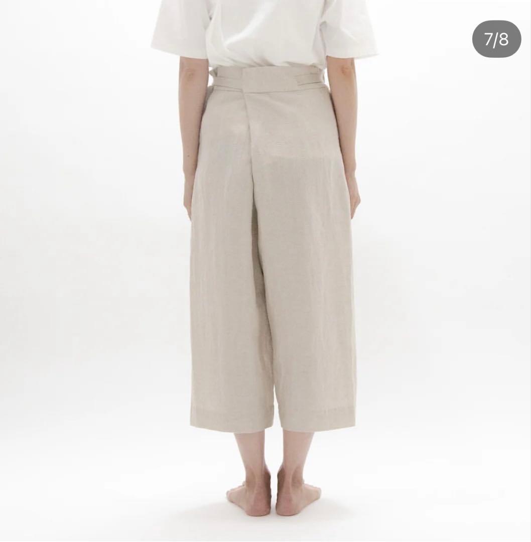 yaeca リネン リボン　キュロット (unisex)