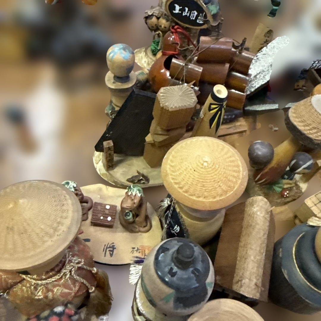 日本人形・こけし 1民芸品 ②和紙のお人形と ③もう一つのコケシのまとめ