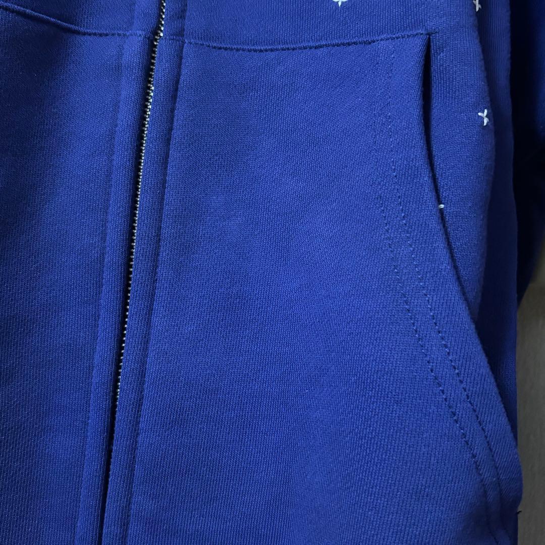 Davril BLUE STARDUST ZIP パーカー Lサイズ