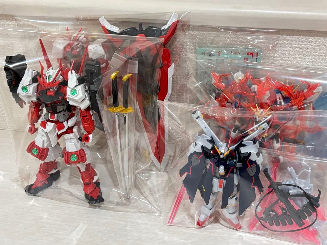 ③ジャンクプラモデル ガンプラ・MG 戦国アストレイ・HG ビルドファイターズ他