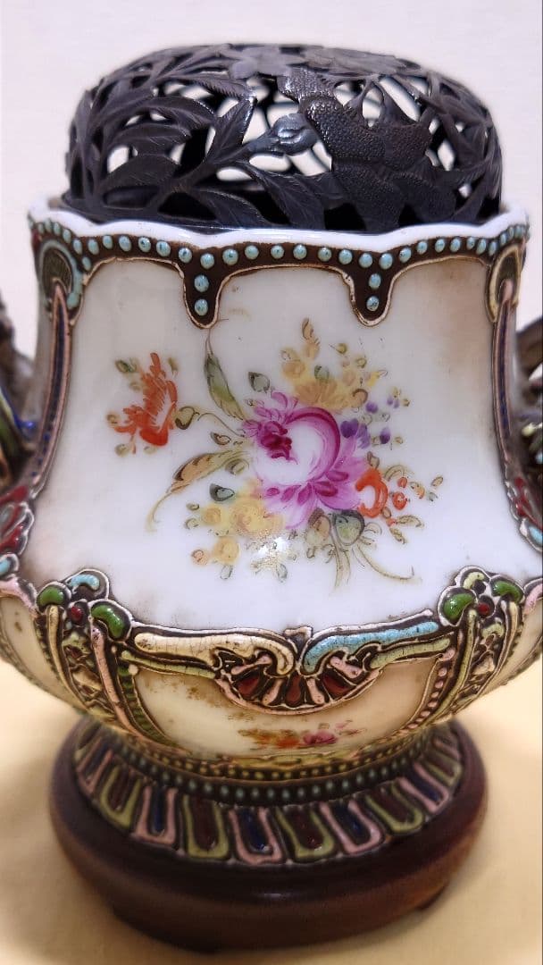 香炉　純銀火屋