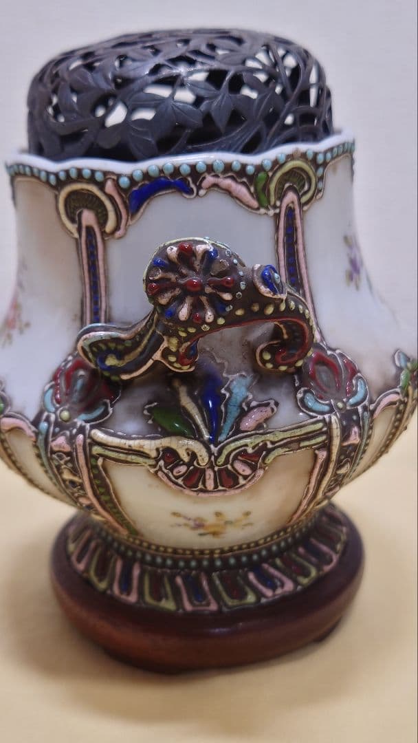 香炉　純銀火屋